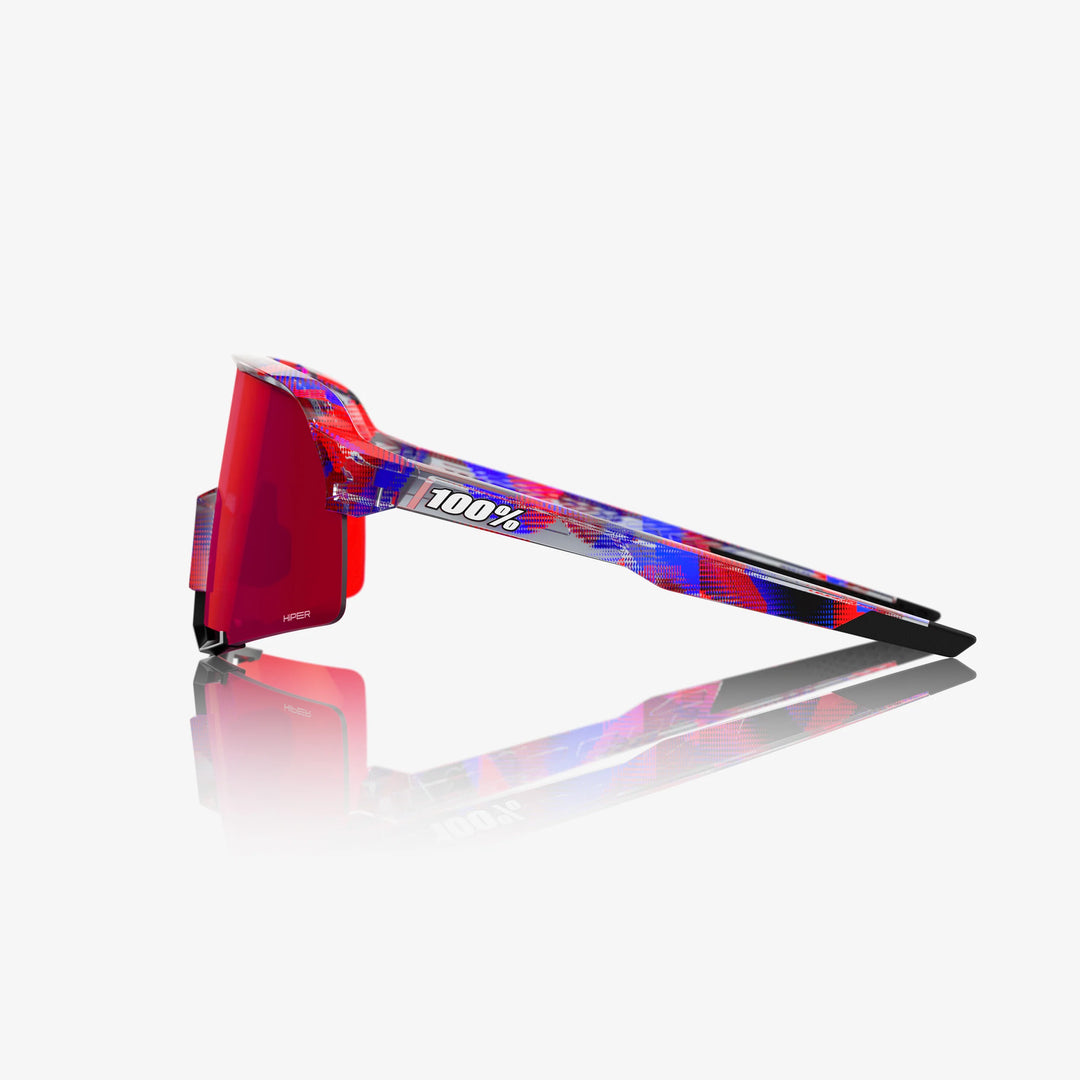 S3™ FDJ Gloss Translucent Red/Blue HiPER® Fire Red Mirror Lens