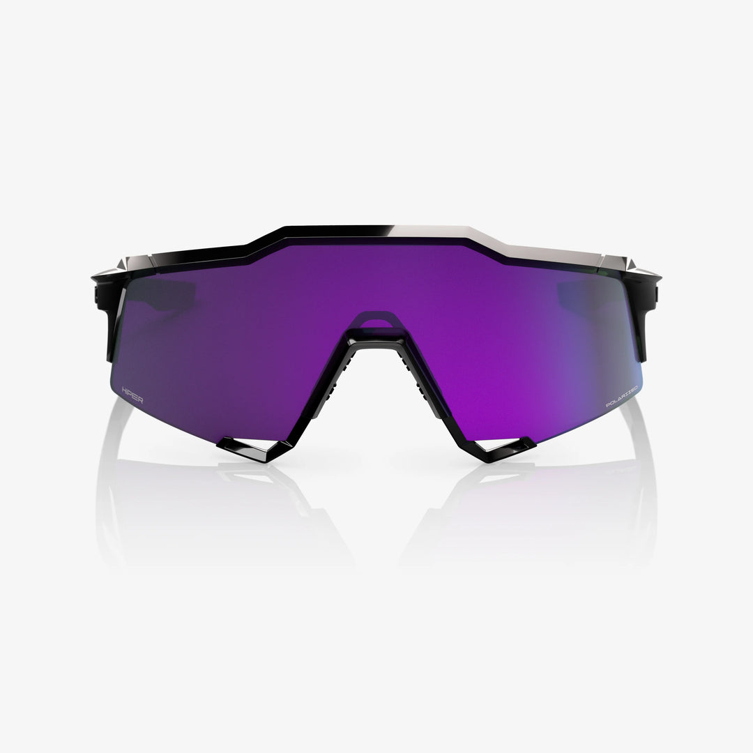 SPEEDCRAFT® Polished Black HiPER® Polarized Lavender Mirror Lens