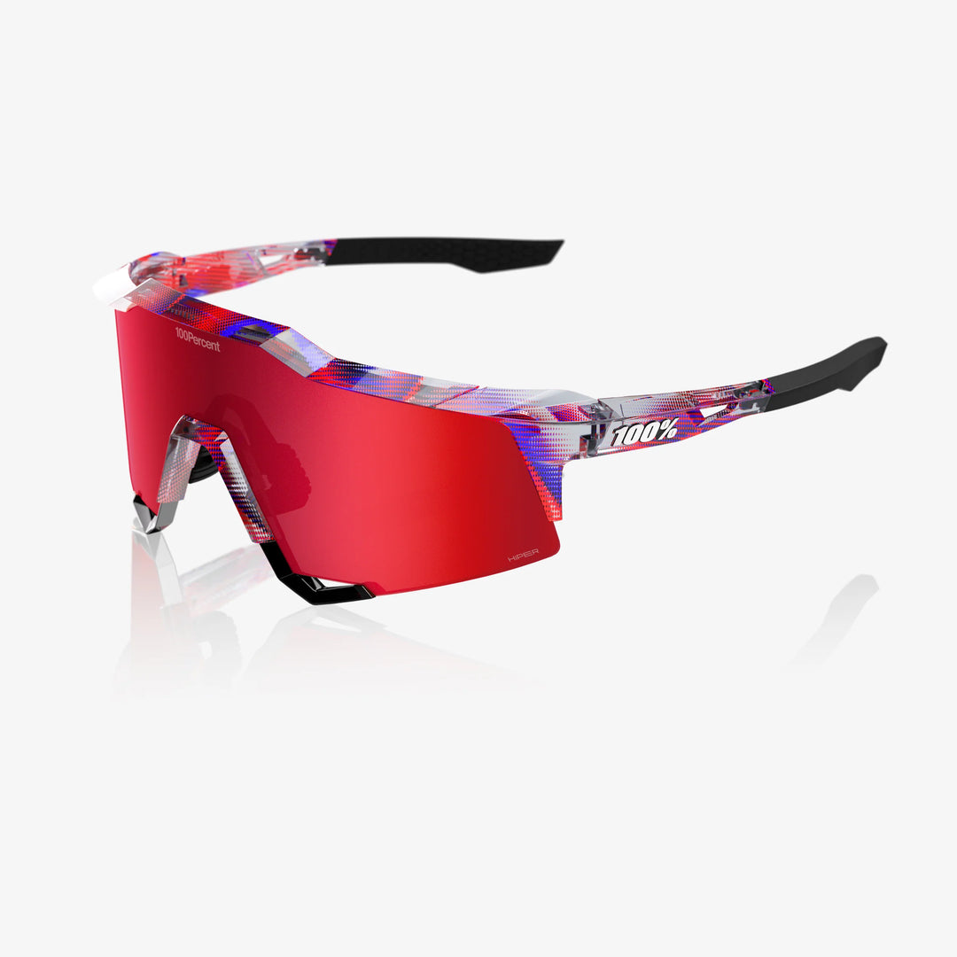 SPEEDCRAFT® FDJ Gloss Translucent Red/Blue HiPER® Fire Red Mirror Lens
