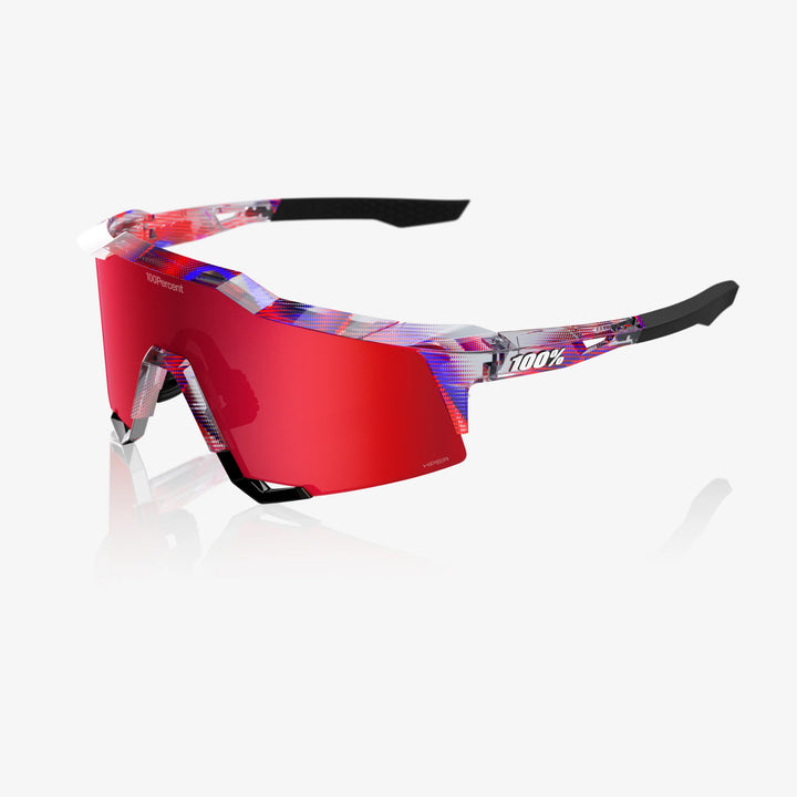 SPEEDCRAFT® FDJ Gloss Translucent Red/Blue HiPER® Fire Red Mirror Lens