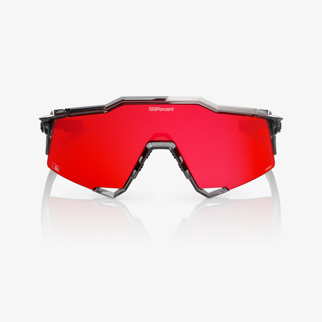 SPEEDCRAFT® MLB Authentic Polished Translucent Grey HiPER® Fire Red Mirror Lens