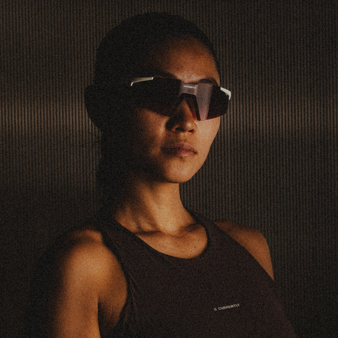 A2 CURRENTLY RUNNING MARSHMALLOW - BROWN /RED GRADIENT LENS
