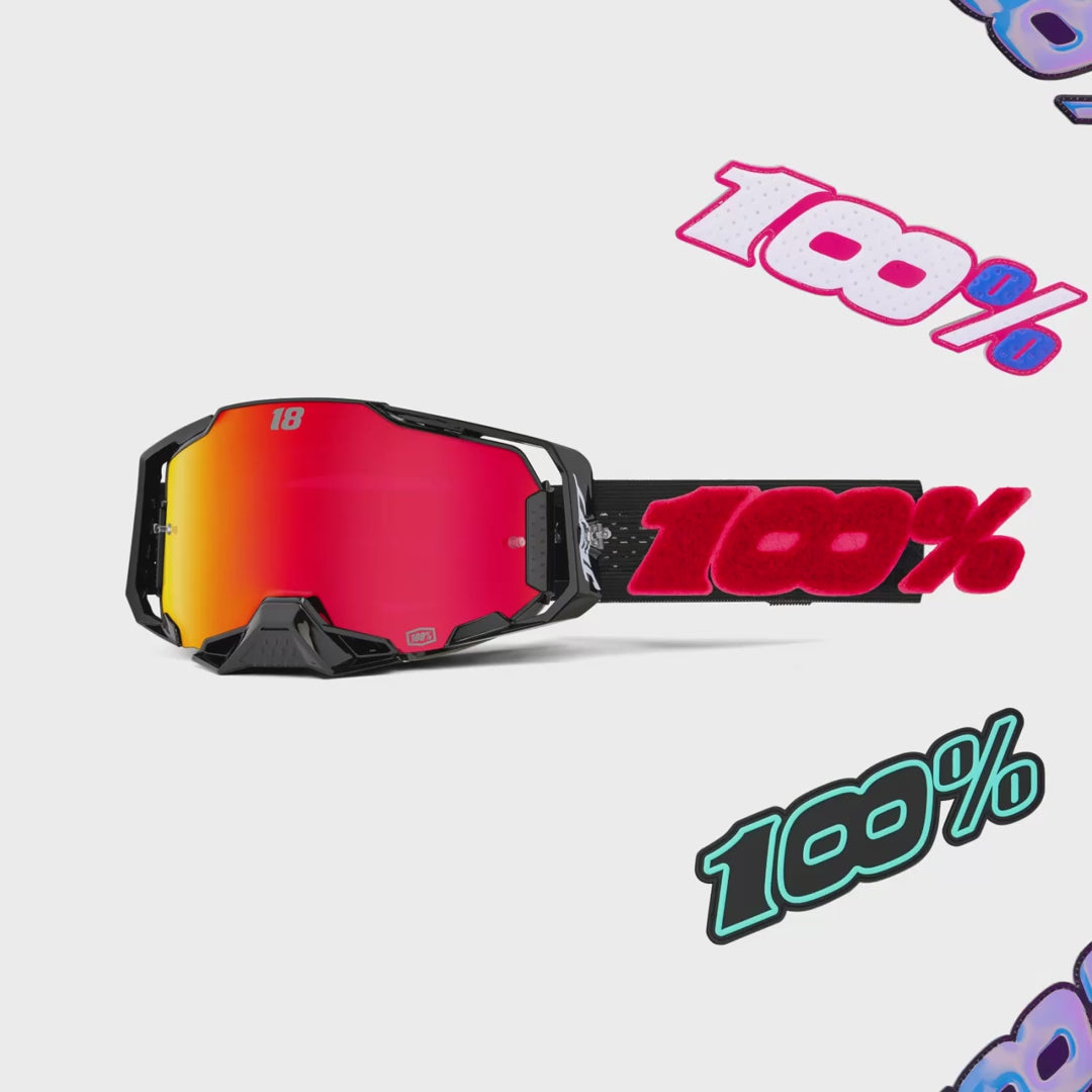 ARMEGA® Moto/MTB Jett Special/HiPER® Mirror Red Lens