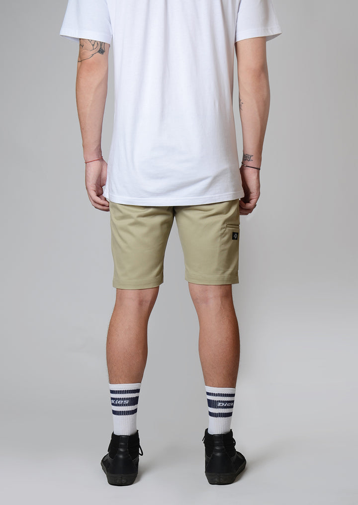 DICKIES SKINNY FIT TWILL SHORT - KHAKI - Speed Hunter SG