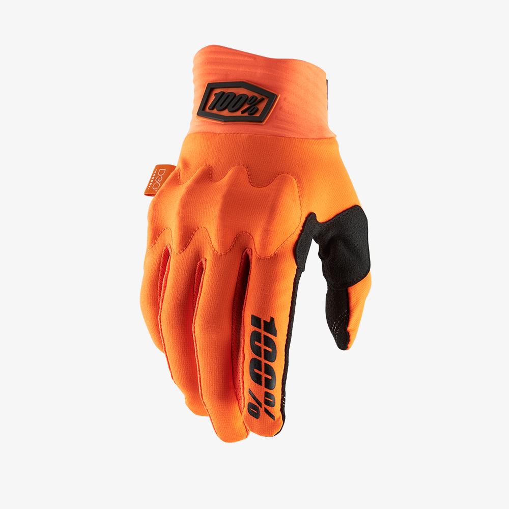 100% - COGNITO Glove Fluo Orange/Black