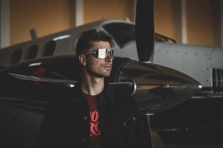 WESTCRAFT Soft Tact Black - Soft Gold Mirror Lens