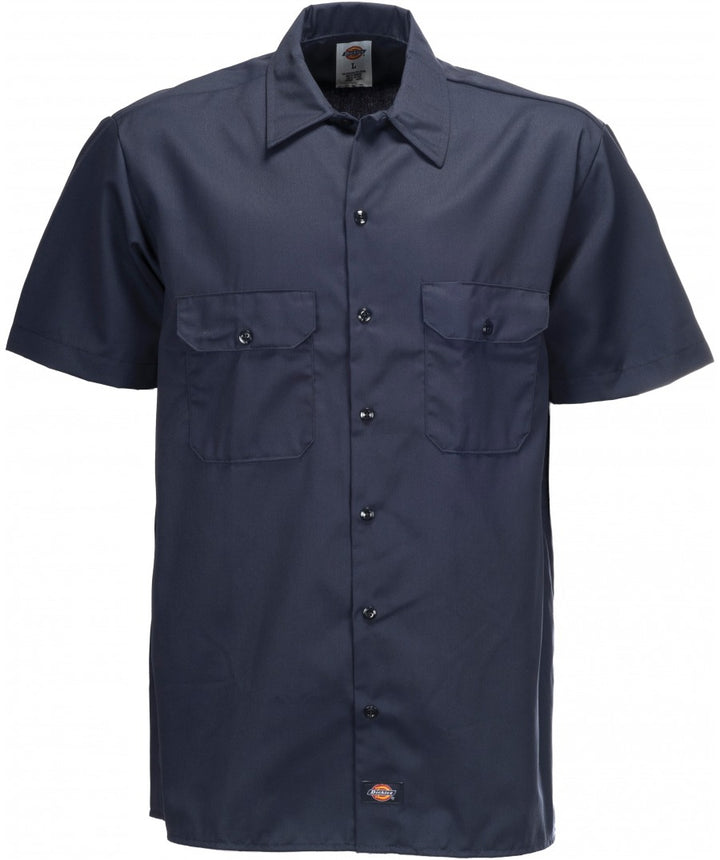 DICKIES SHORT SLEEVE WORK SHIRT - DARK NAVY - Speed Hunter SG