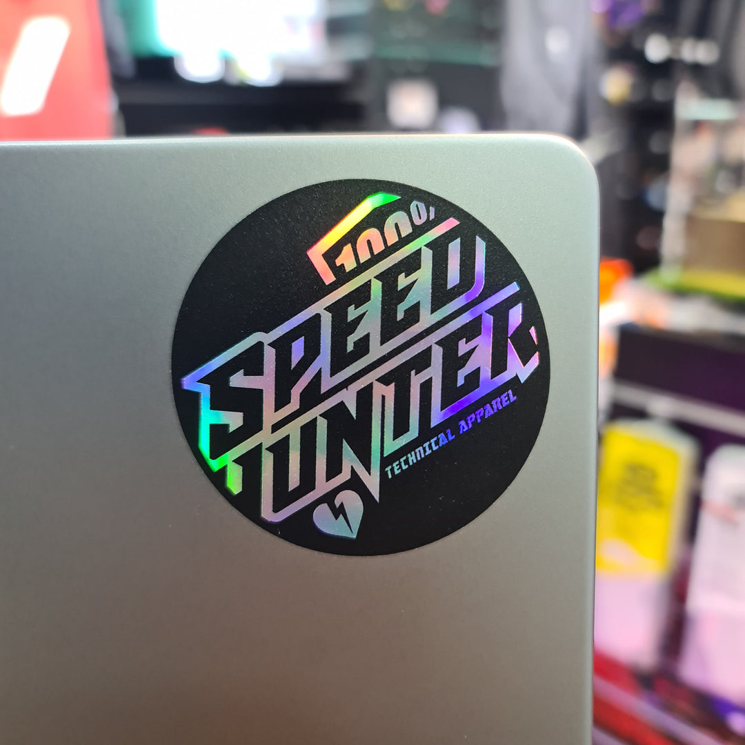 SPEEDHUNTER X 100% HOLOGRAPHIC STICKER