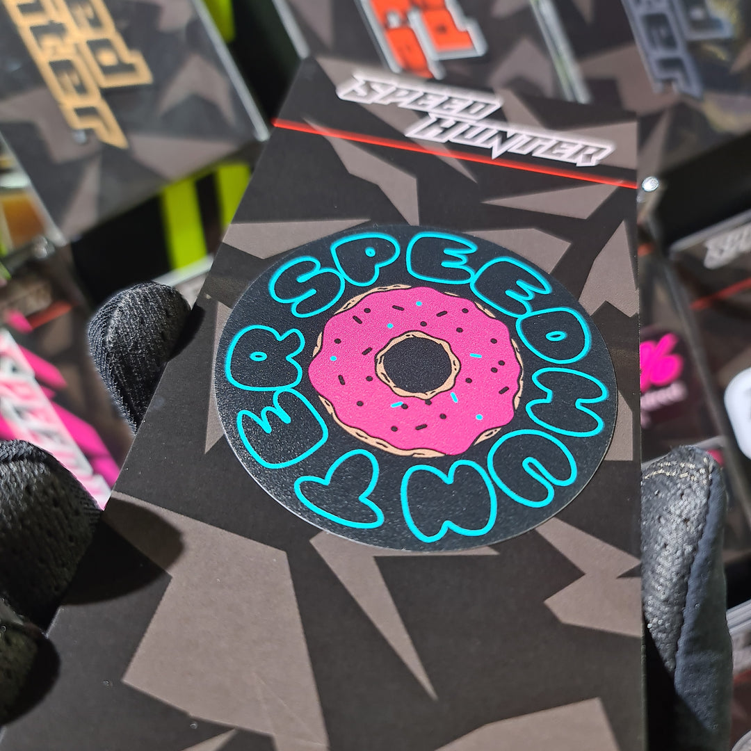 SPEED HUNTER - DONUT BLACK STICKER