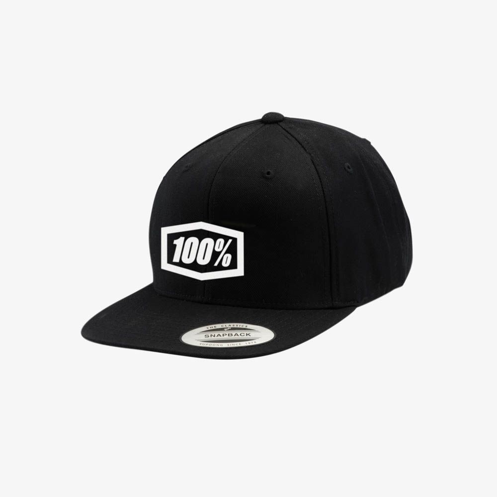100% CORPO Classic SnapBack Hat - Black/White - Speed Hunter SG