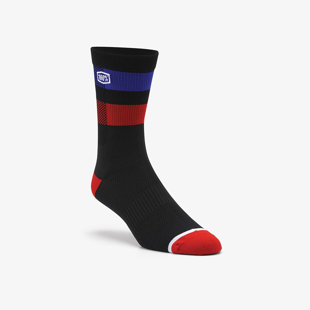 100% FLOW Performance Socks - Black - Speed Hunter SG