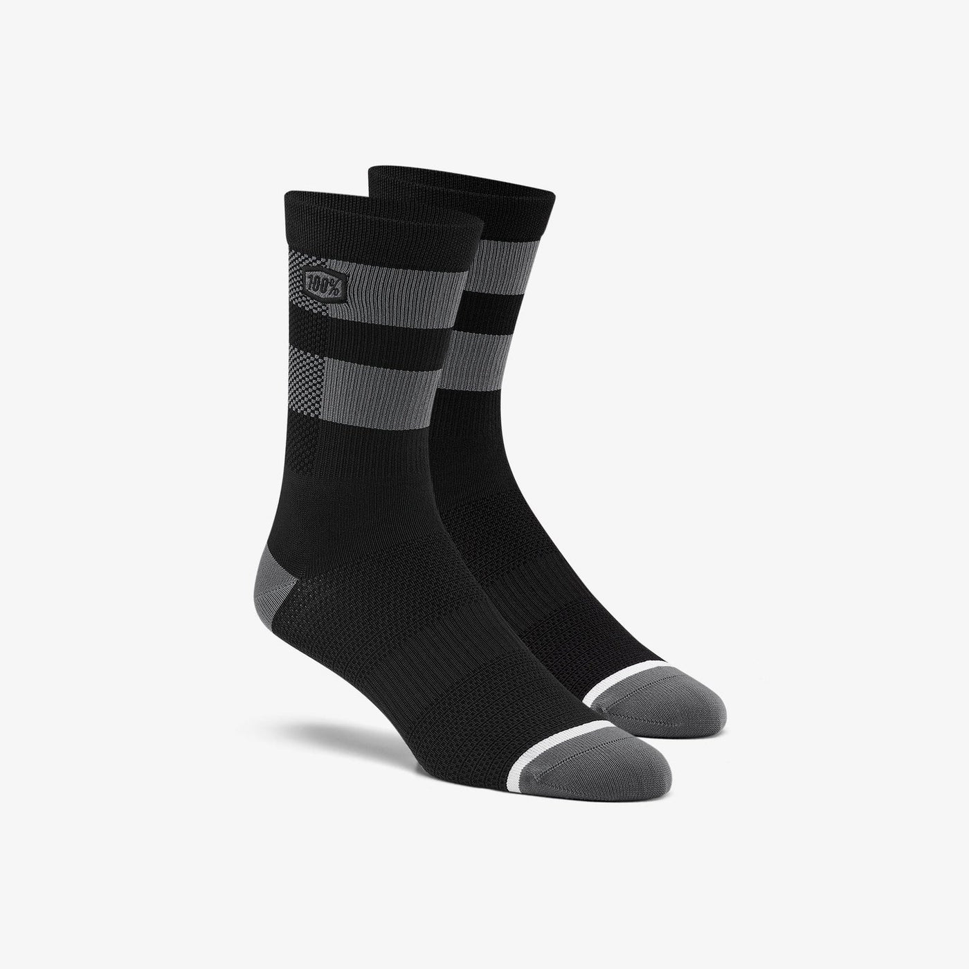 1000% - FLOW Performance MTB Socks Black/Grey