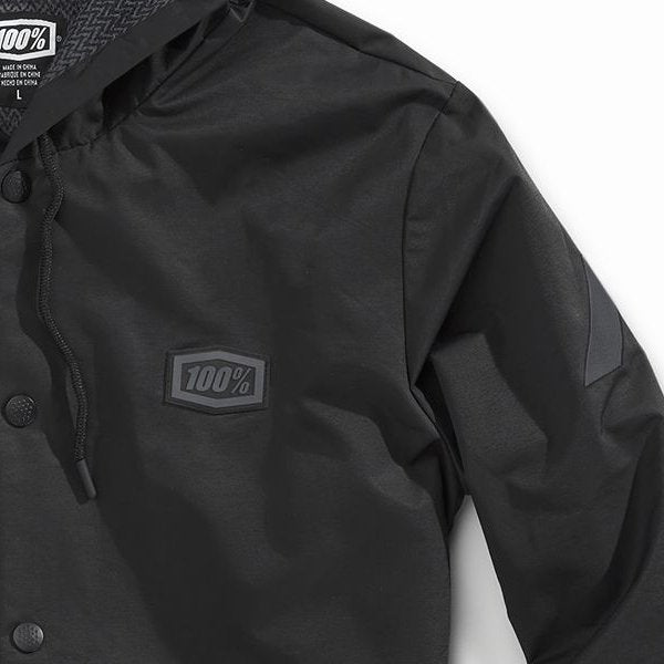 100% - APACHE Water-resistant Hooded Snap Jacket