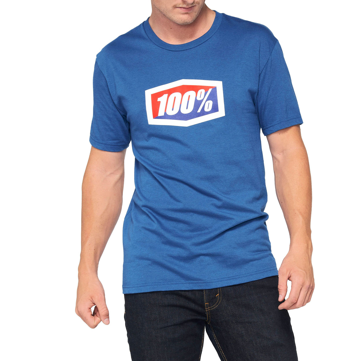 100% - OFFICIAL TEE - BLUE