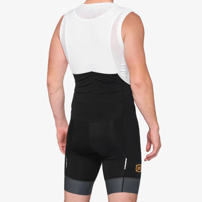 100% - EXCEEDA Bib Shorts Black/Charcoal