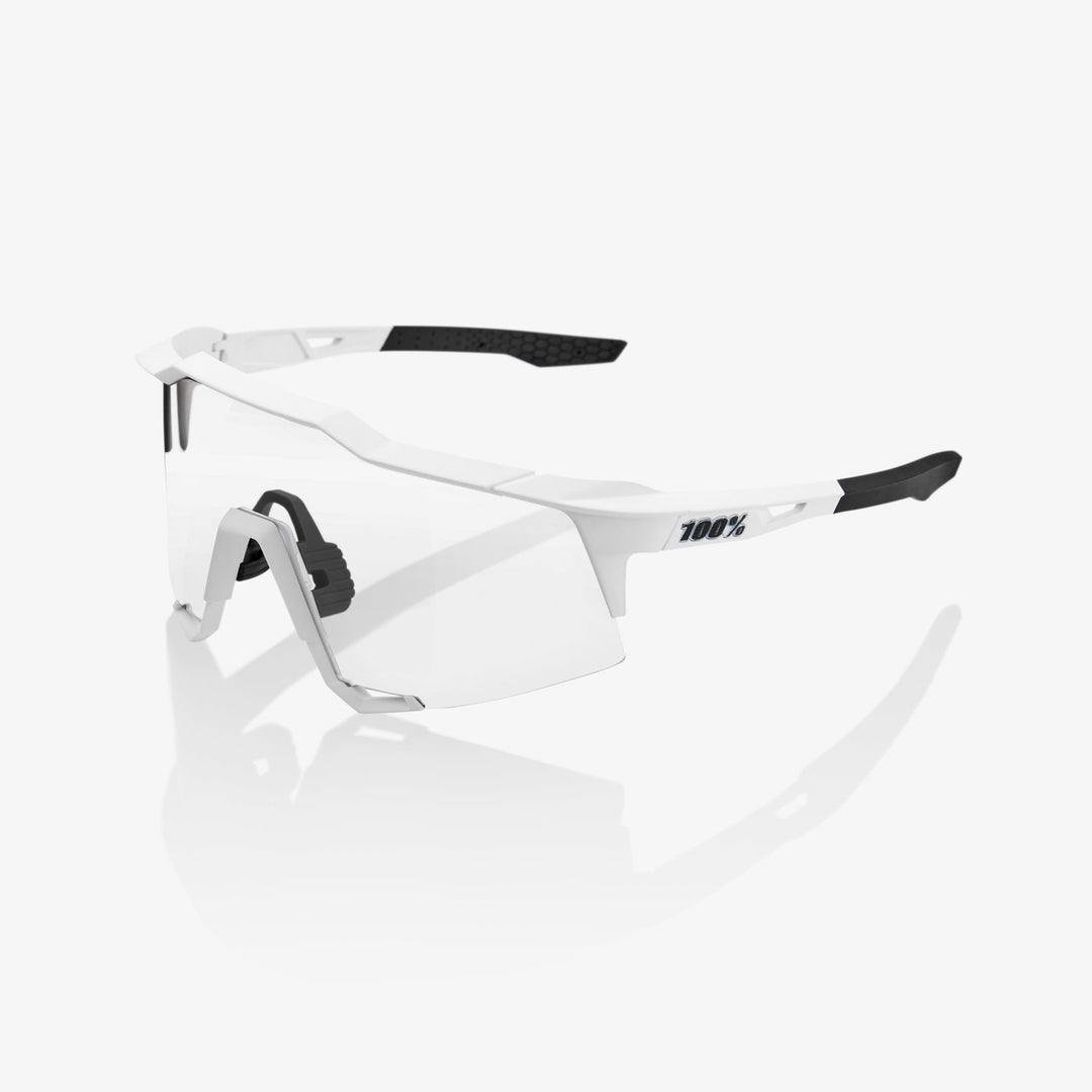 SPEEDCRAFT® Matte White HiPER® Silver Mirror Lens