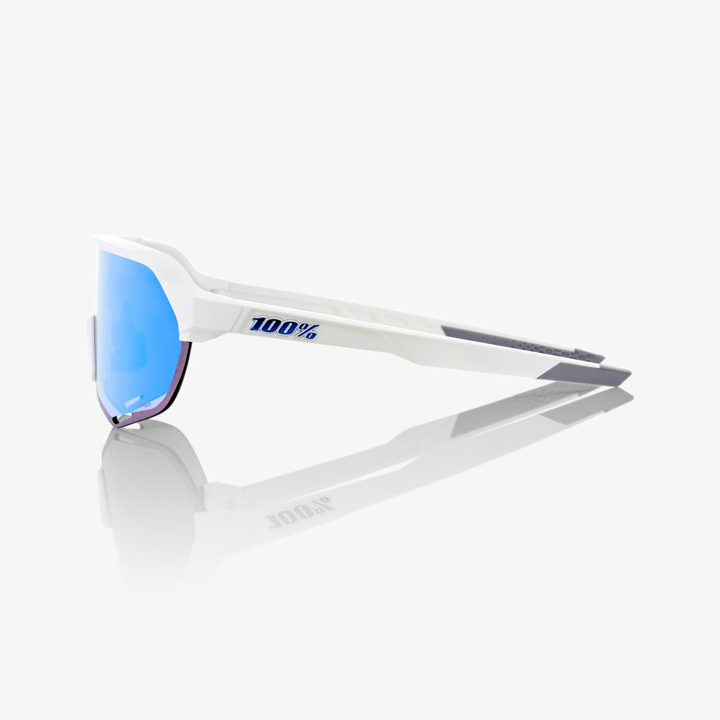 S2® Matte White HiPER® Blue Multilayer Mirror Lens + Clear Lens Included