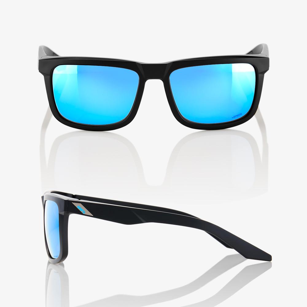 BLAKE Matte Black HiPER® Blue Multilayer Mirror Lens
