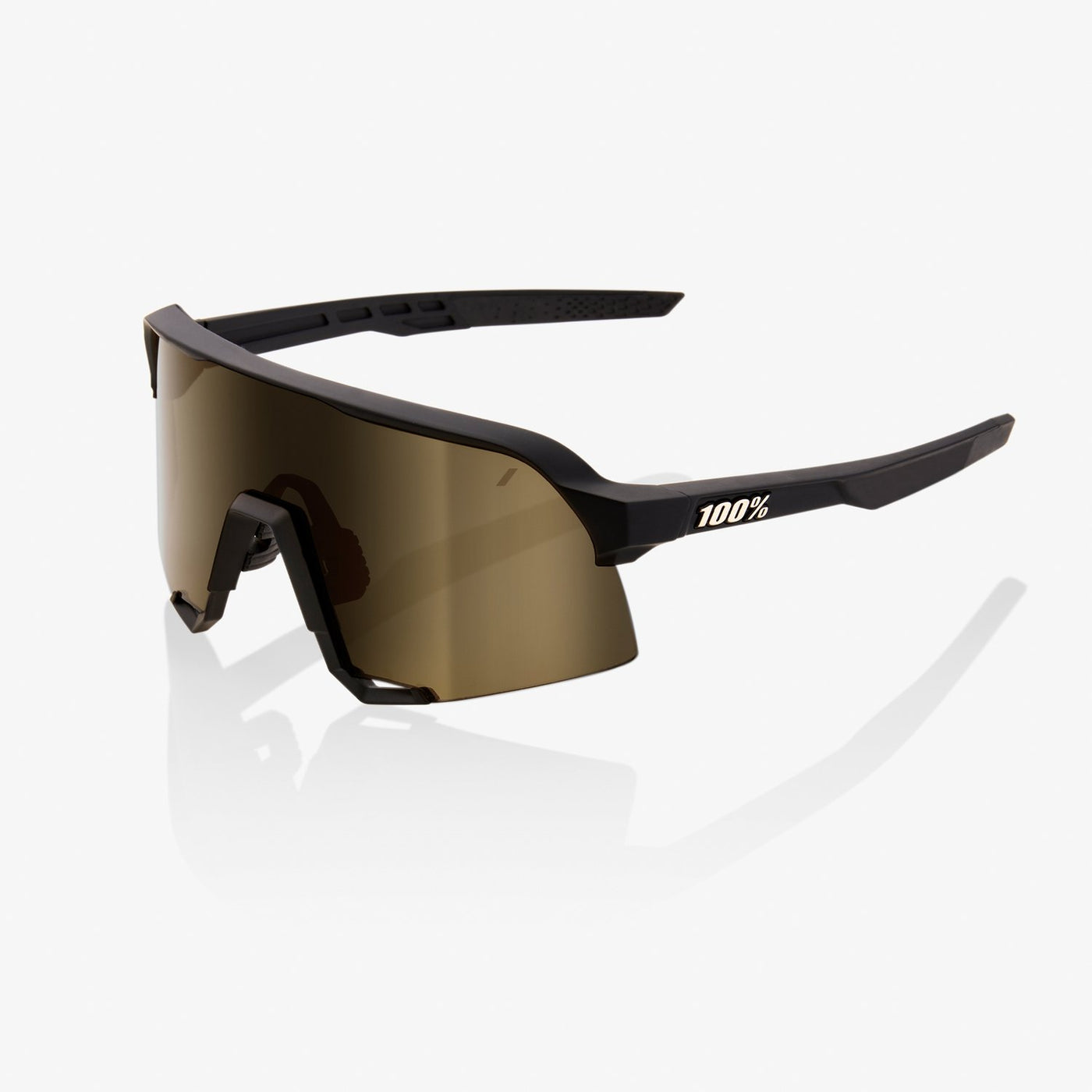 S3® Soft Tact Black Soft Gold Mirror Lens + Clear Lens Included