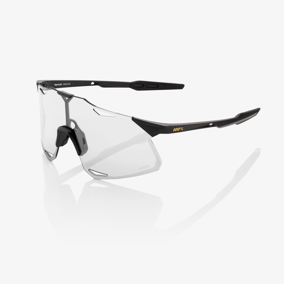 HYPERCRAFT® Matte Black Soft Gold Mirror Lens + Clear Lens Included