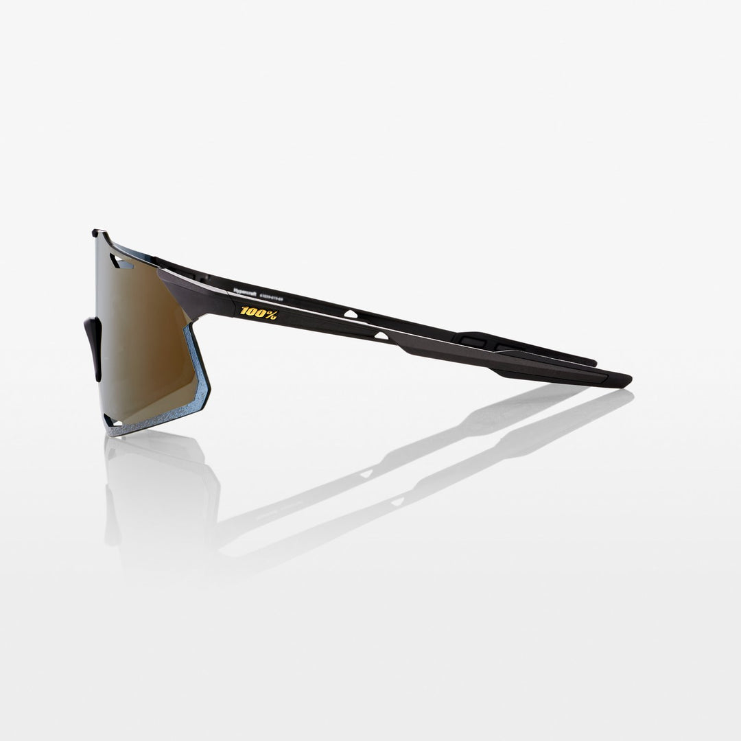 HYPERCRAFT® Matte Black Soft Gold Mirror Lens + Clear Lens Included
