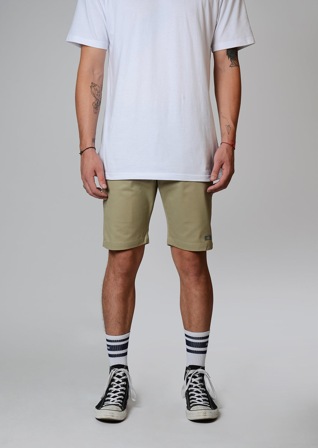 DICKIES SKINNY FIT TWILL SHORT - KHAKI - Speed Hunter SG