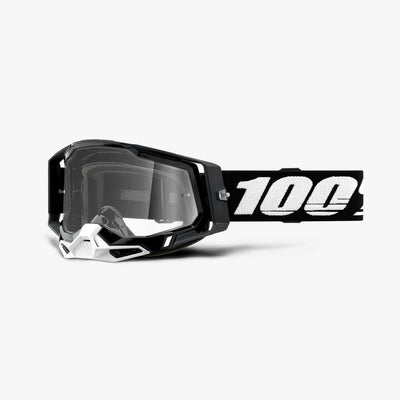 RACECRAFT 2® Goggle Moto/MTB Black-Mirror Silver Lens