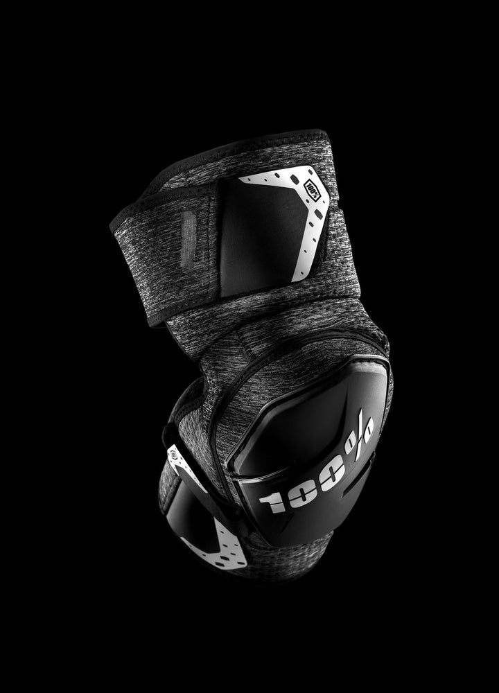 100% FORTIS Knee Guard Grey Heather/Black