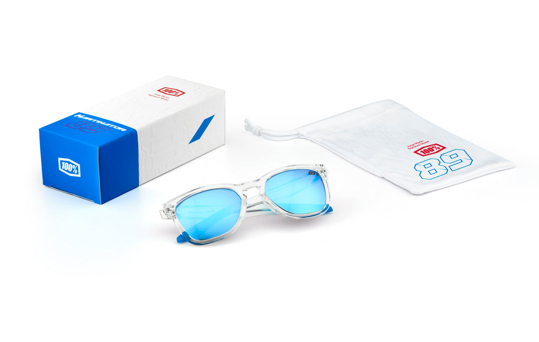 HUDSON Jorge Martin SE Polished Clear HiPER® Blue Multilayer Mirror Lens