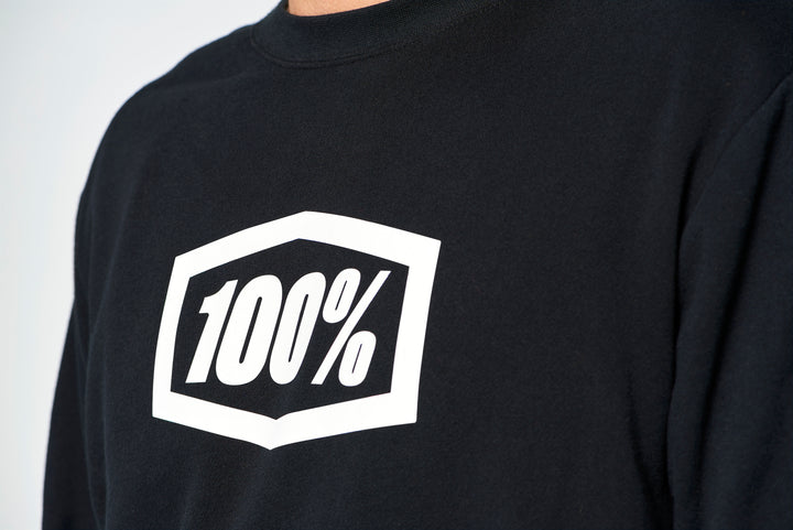 ICON Pullover Crewneck Fleece Black