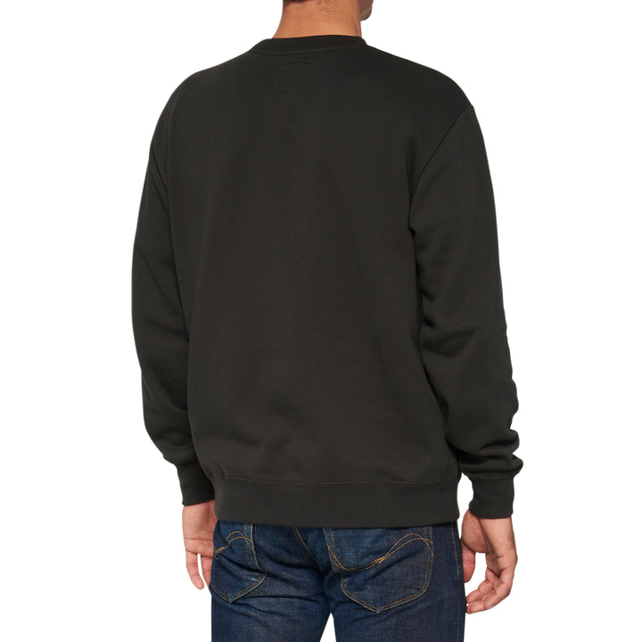 AVALANCHE Pullover Crewneck Fleece Light Black