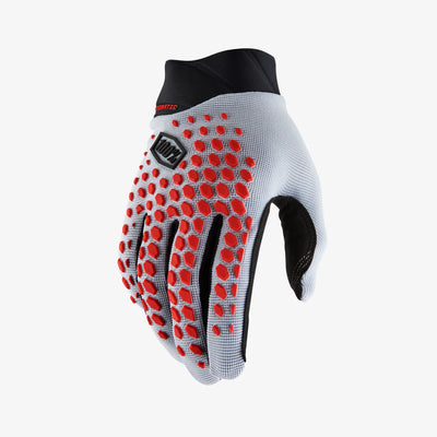 GEOMATIC Gloves MTB Grey/Racer Red
