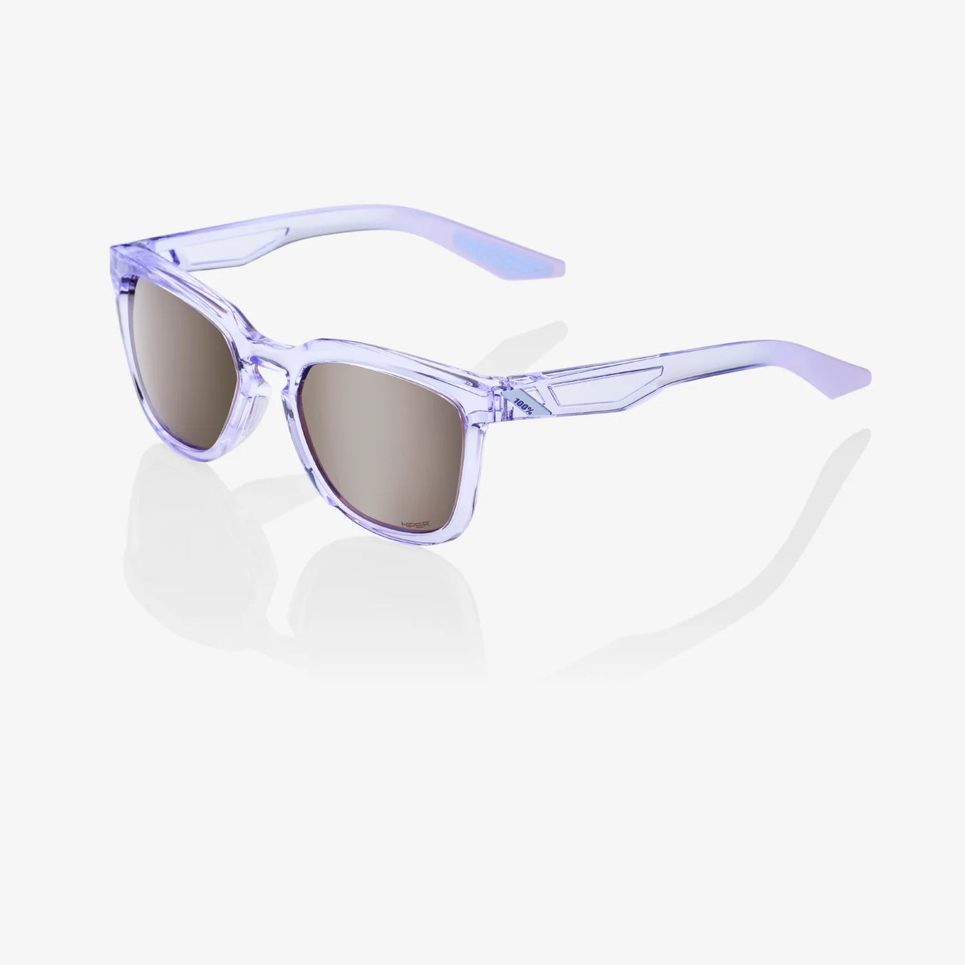 HUDSON Polished Translucent Lavender HiPER® Silver Mirror Lens