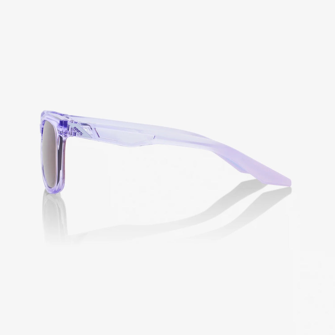 HUDSON Polished Translucent Lavender HiPER® Silver Mirror Lens