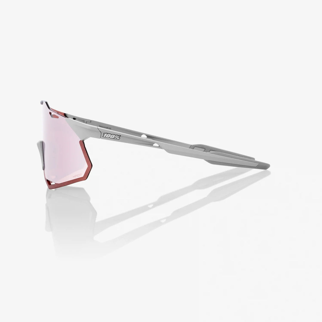 HYPERCRAFT® XS Matte Stone Grey HiPER® Crimson Silver Mirror Lens