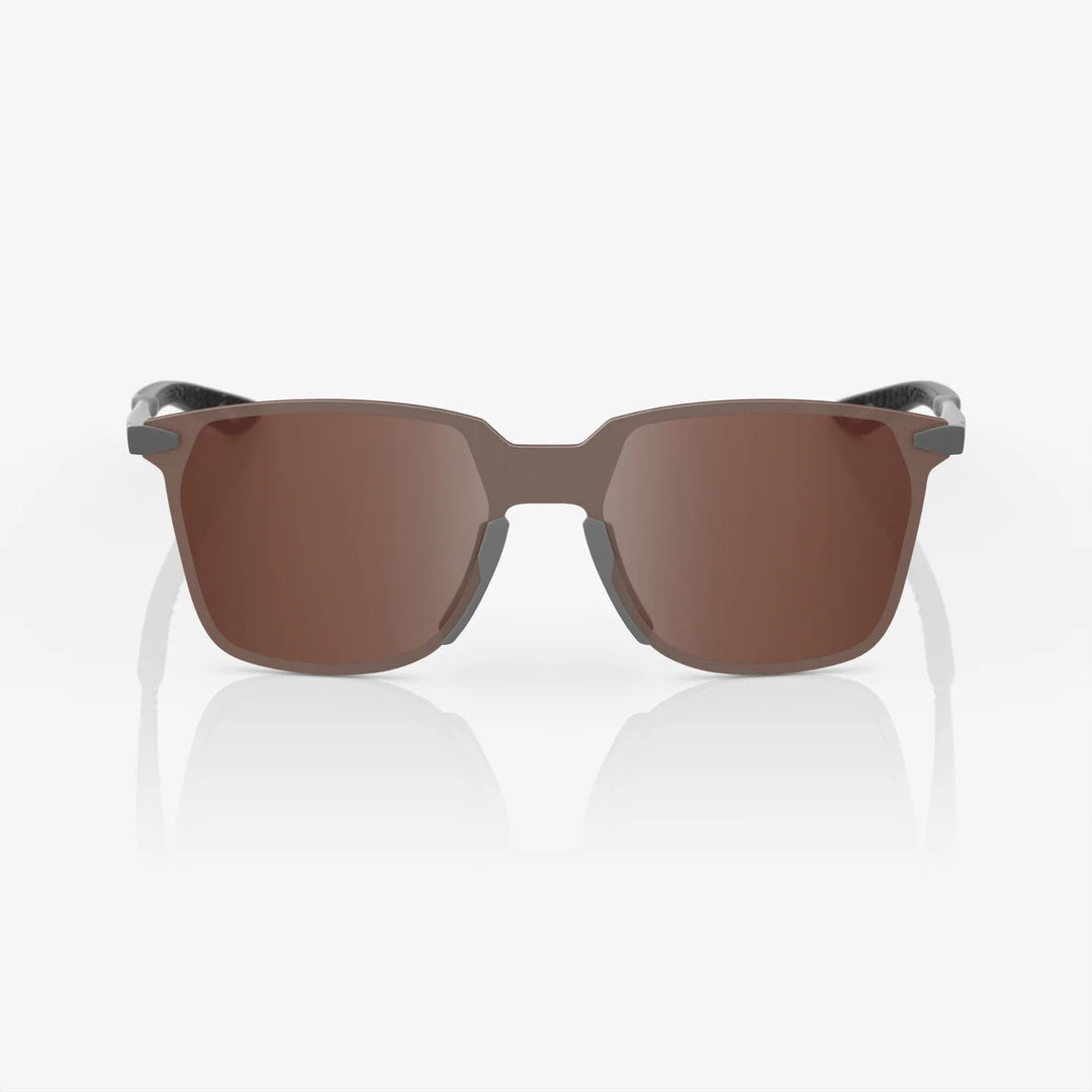 LEGERE® SQUARE Soft Tact Cool Gray HiPER® Crimson Silver Mirror Lens