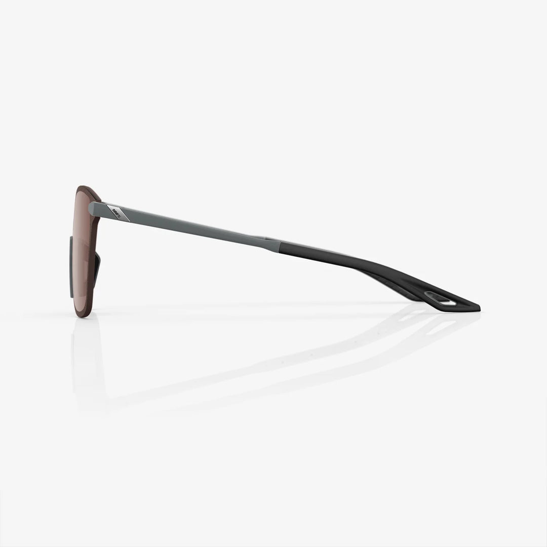 LEGERE® SQUARE Soft Tact Cool Gray HiPER® Crimson Silver Mirror Lens