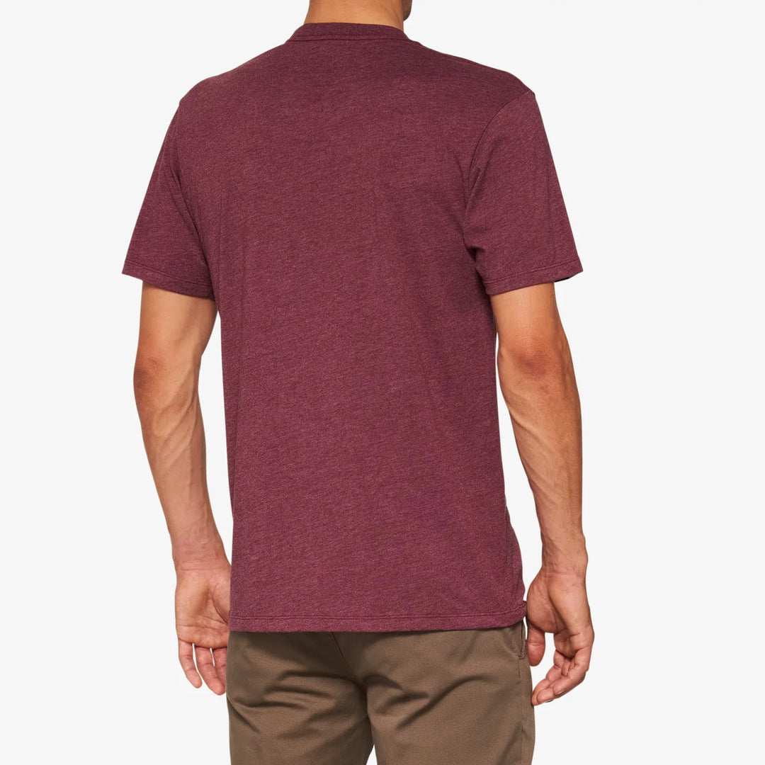 ICON Short Sleeve Tee Maroon Heather
