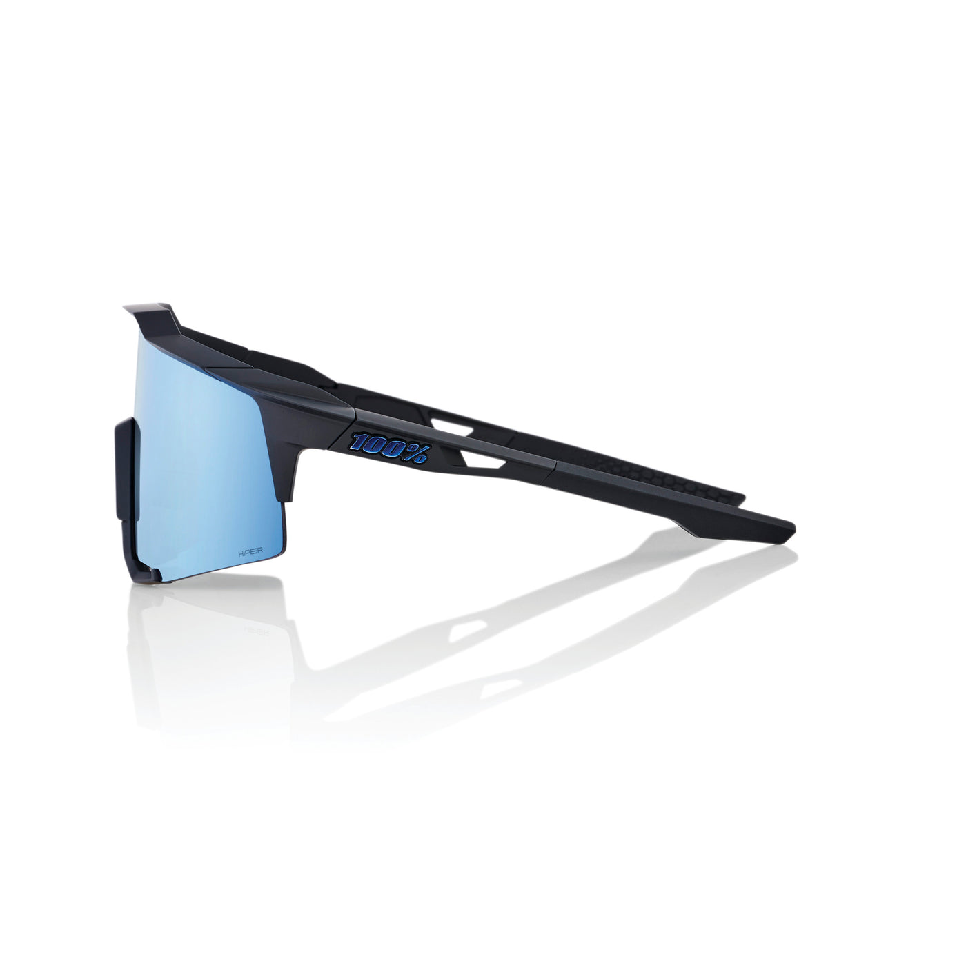 SPEEDCRAFT - Matte Black - HiPER Blue Multilayer Mirror Lens