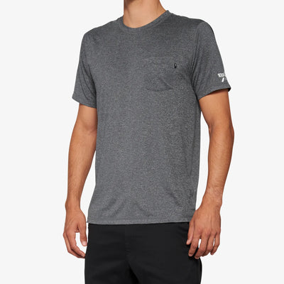 MISSION Athletic Short Sleeve Tee Charcoal