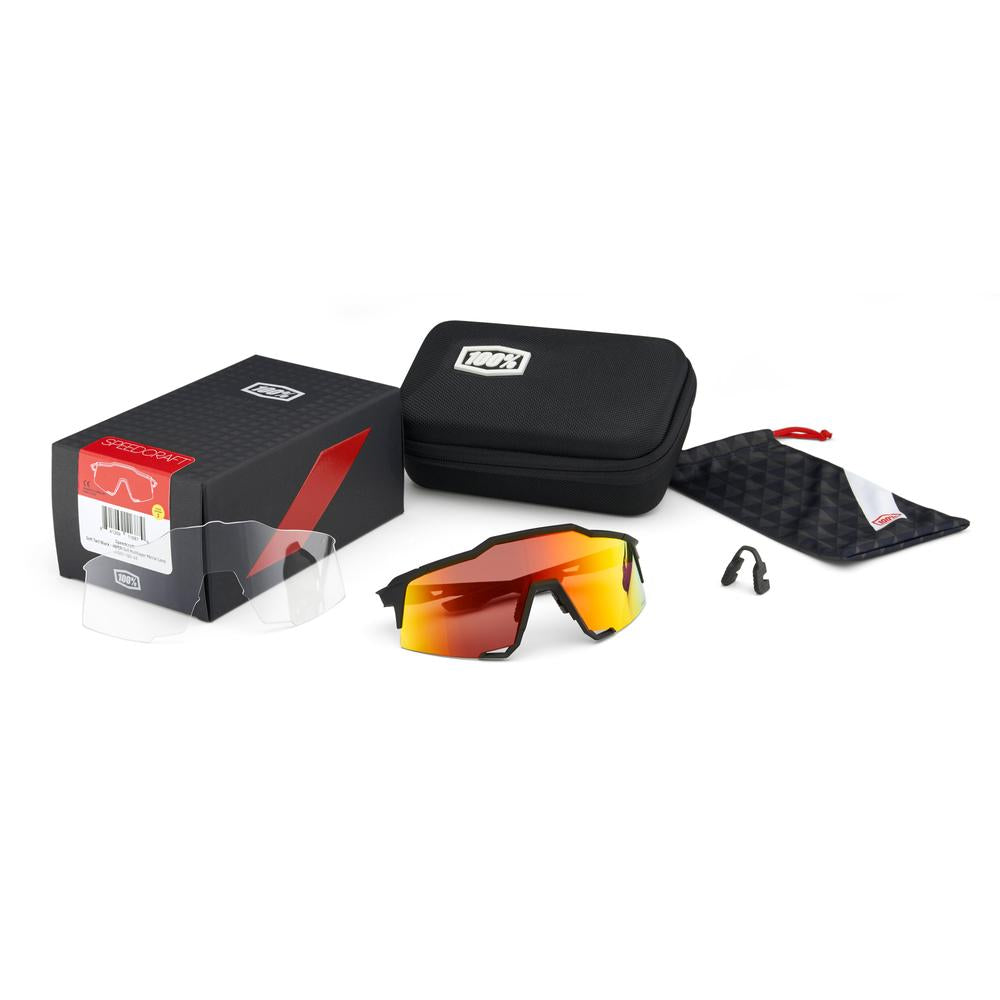 SPEEDCRAFT® Matte White HiPER® Silver Mirror Lens