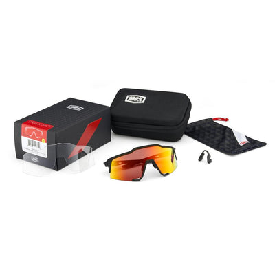 SPEEDCRAFT® Soft Tact Black Smoke Lens + Clear Lens Included