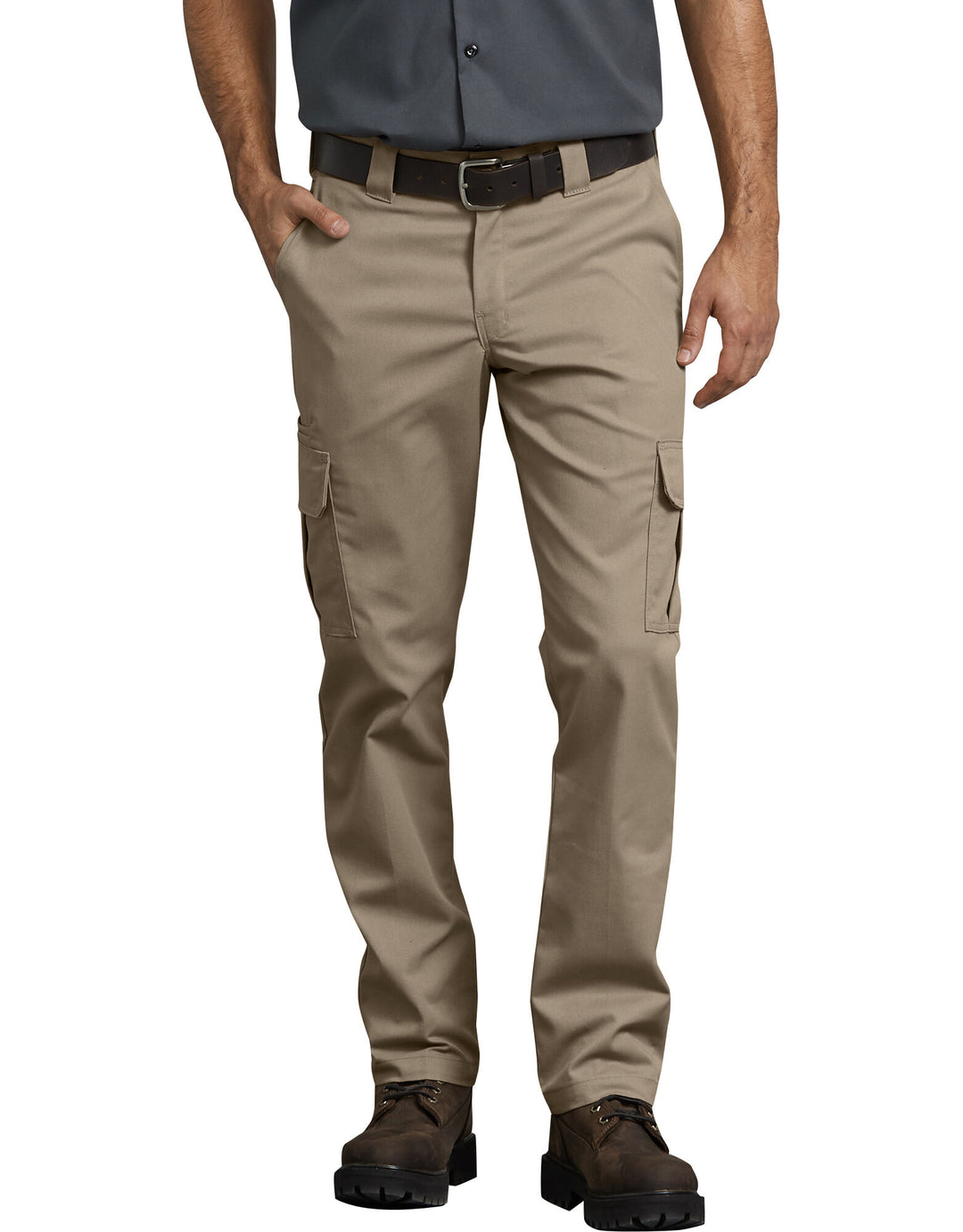 DICKIES CARGO FLEX SLIM FIT PANTS - KHAKI