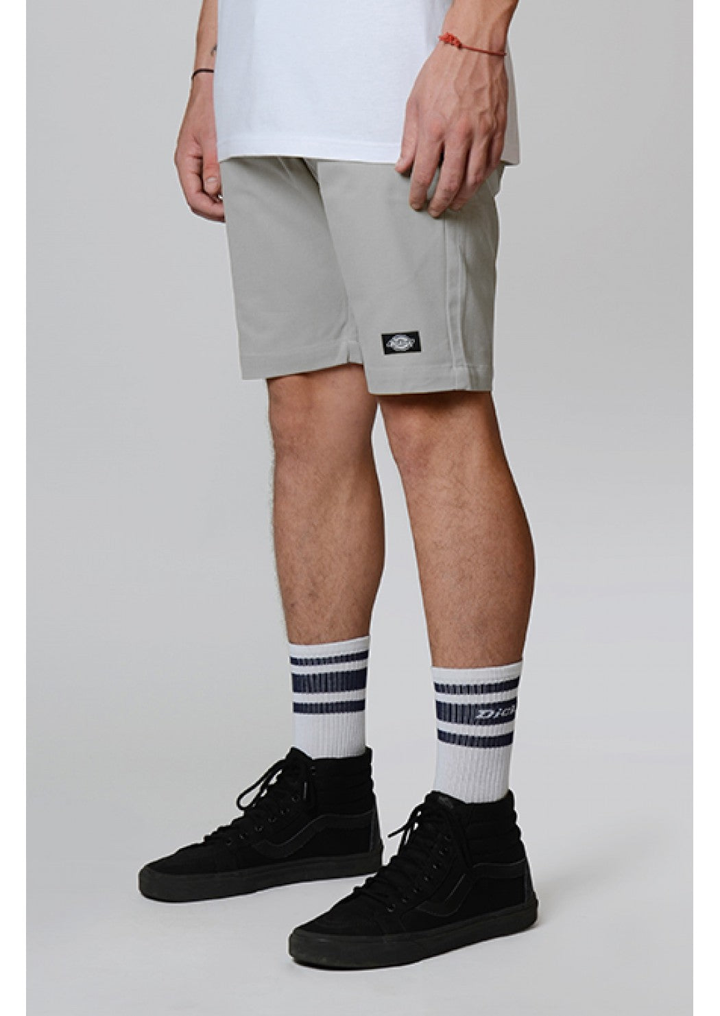 DICKIES SKINNY FIT TWILL SHORT - SILVER - Speed Hunter SG