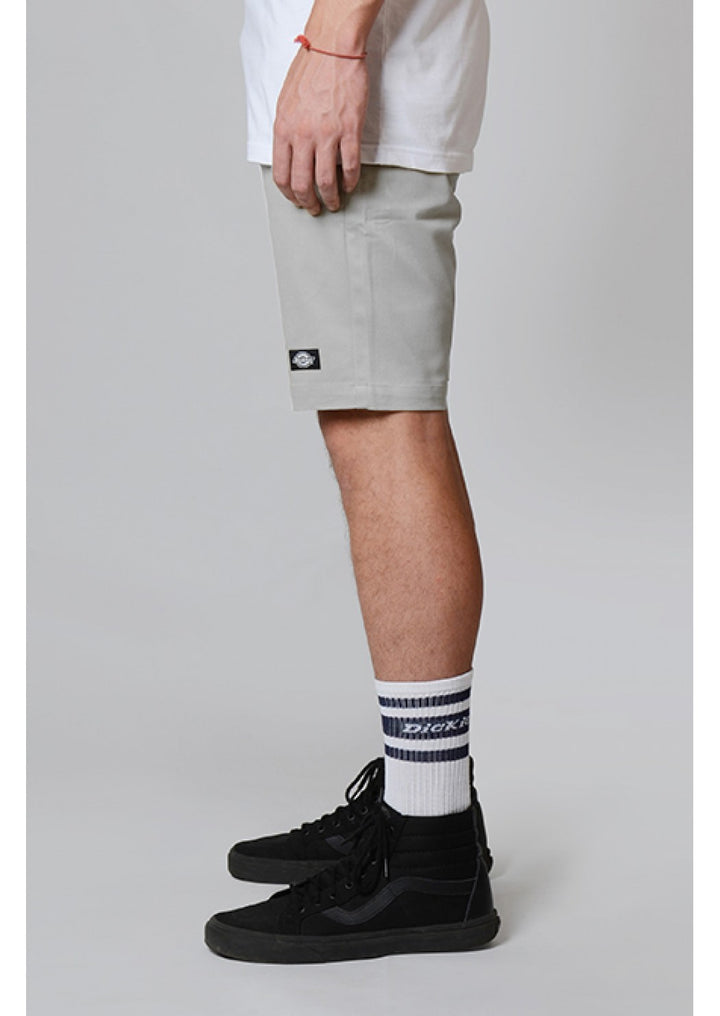 DICKIES SKINNY FIT TWILL SHORT - SILVER - Speed Hunter SG