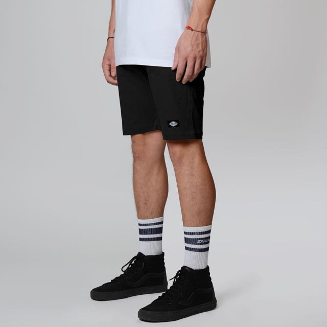 DICKIES SKINNY FIT TWILL SHORT - BLACK - Speed Hunter SG