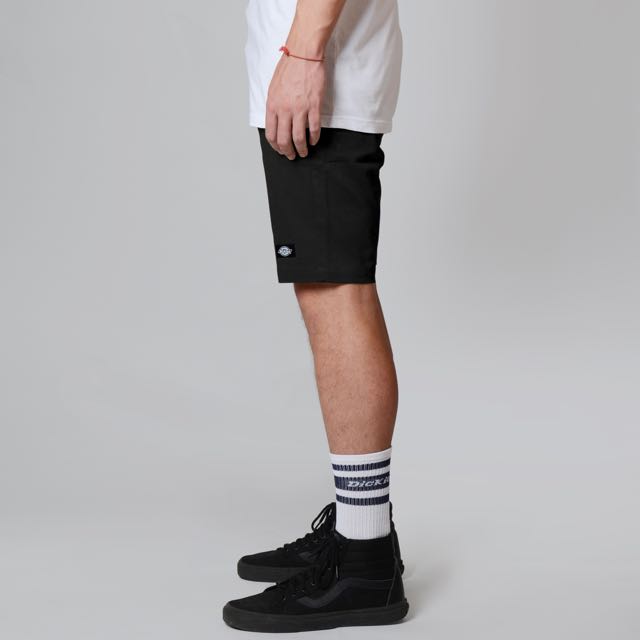 DICKIES SKINNY FIT TWILL SHORT - BLACK - Speed Hunter SG