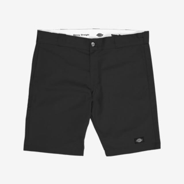 DICKIES SKINNY FIT TWILL SHORT - BLACK - Speed Hunter SG